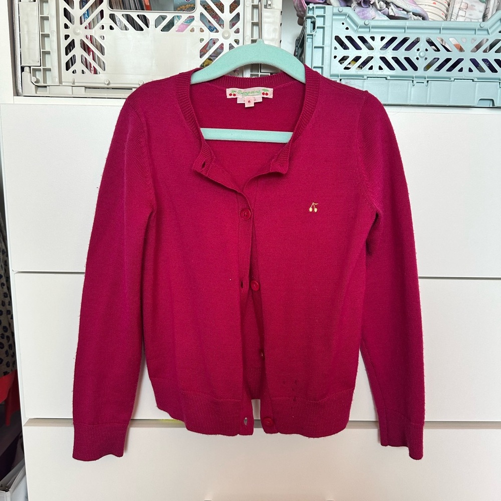 Bonpoint Pink Cardigan